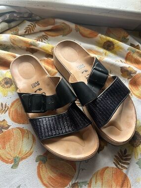 Birkenstock wedge heel sandals size 39